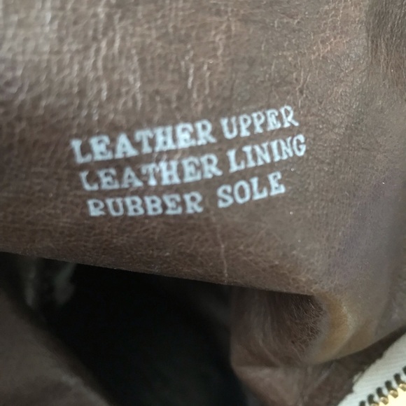 J. Crew size 7 moto boots brown leather cool and rugged buckle straps - Picture 11 of 13